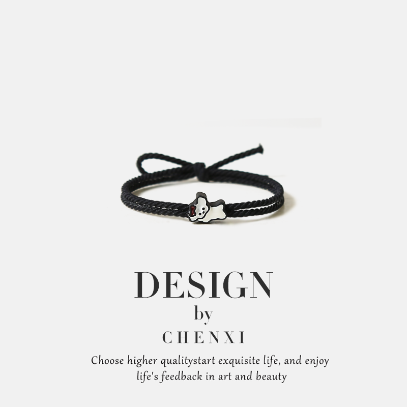 韩版可爱狗狗头绳发圈