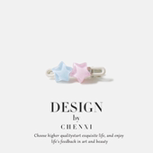 多巴胺甜美少女星星细闪发夹超可爱五角星刘海碎发夹侧边夹发饰