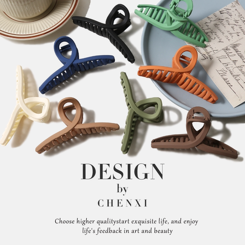 原创设计抓夹磨砂气质盘发头饰