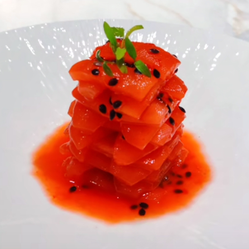 塔塔百香果果肉制品凉菜夏天爽口水果冷盘预制菜餐饮食材甜味美食