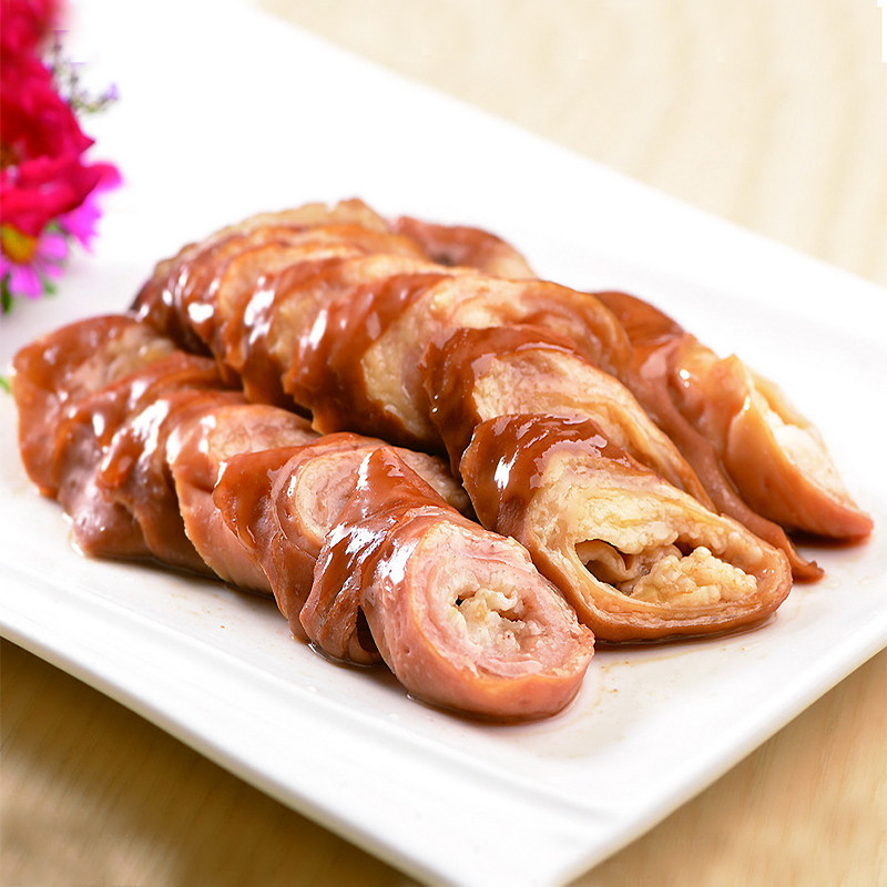 脆皮大肠头猪大肠预制菜速冻食品酒店特色食材冷冻半成品卤味油炸