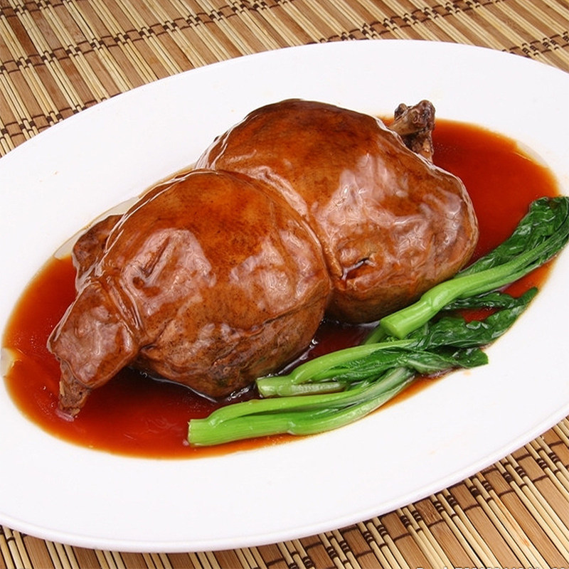 八宝葫芦鸭子酒店特色菜半成品速冻食品饭店食材鸭肉卤味熟食商用