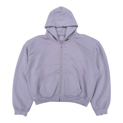 Skylrk新款美式复古拉链连帽卫衣