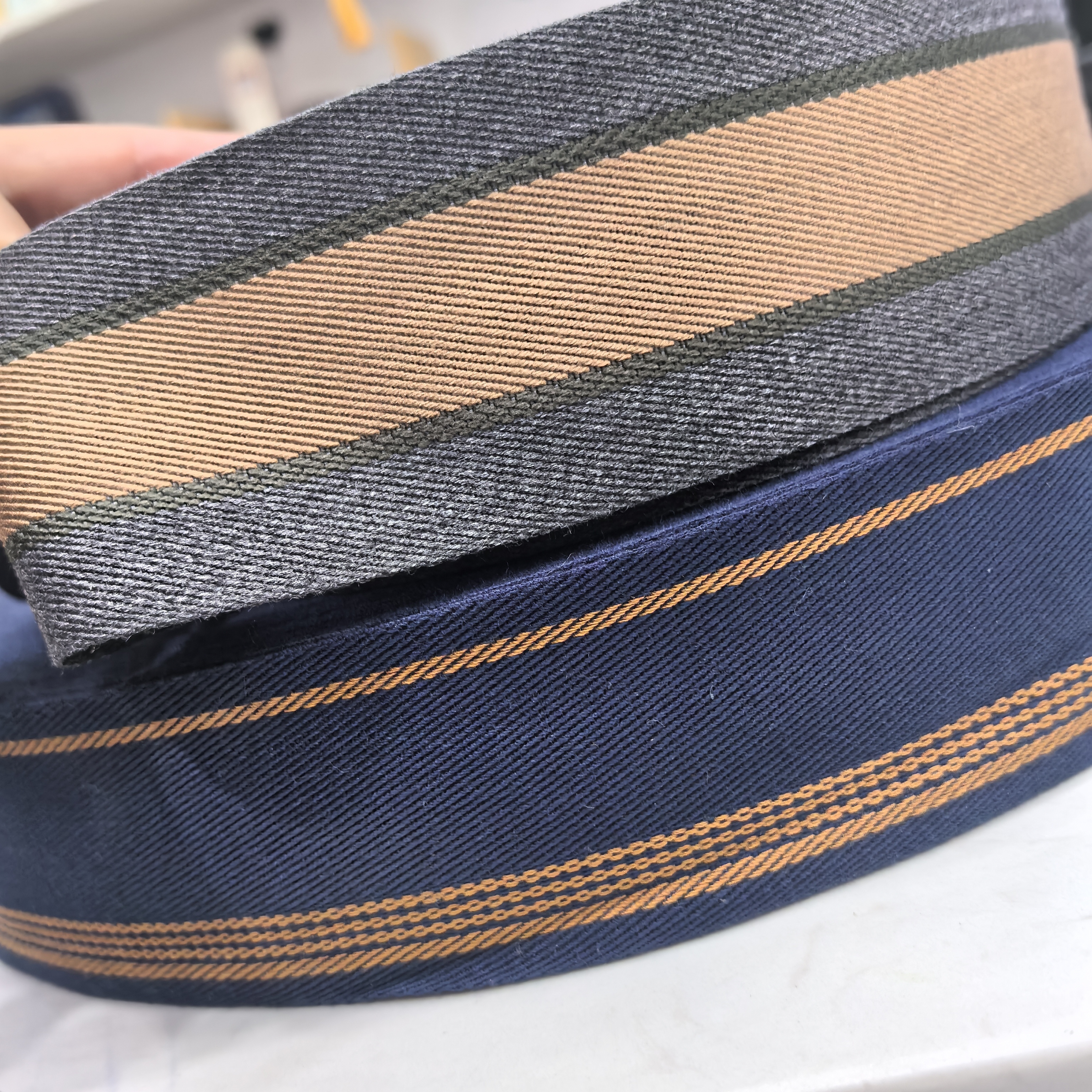 五厘米无弹力秋冬棉感织带加宽加肥裤子衣服拉条好看没有弹性