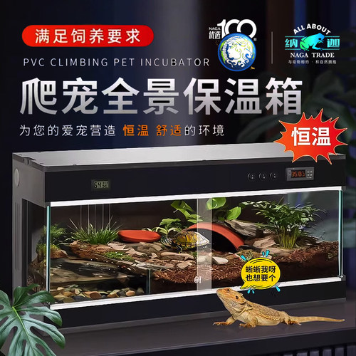 爬宠全景保温箱恒温舒适定制造景