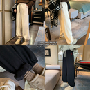 胖mm休闲阔腿束脚运动卫裤 颗粒绒韩系直筒裤 秋冬新款 NAZ那子大码