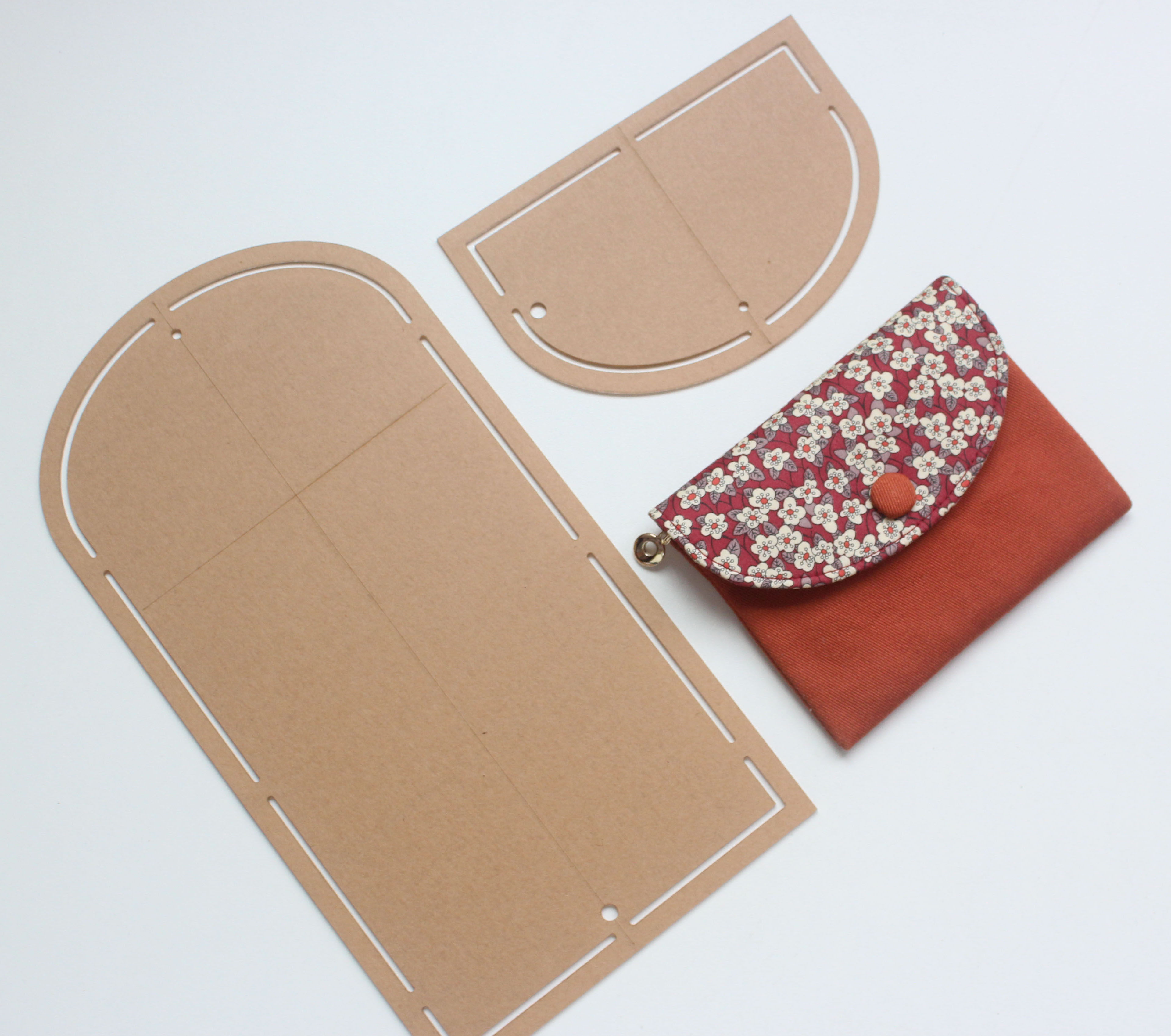 shenju 卡包 拉链收纳小包 手工diy压克力模板 裁剪抠图模板 免剪