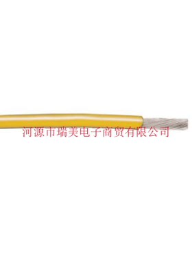 Alpha阿尔法UL1007电线30AWG黄色300V单芯VW-1长30米3047 YL005