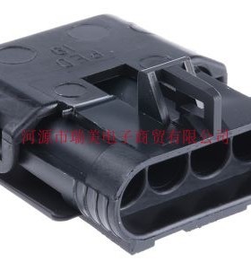 Delphi德尔福Weather-Pack连接器4路电缆安装黑色公12020830