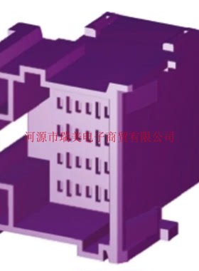 TE泰科电子Timer汽车连接器3行15路紫色公4-967628-1