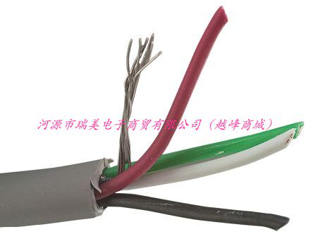 Alpha阿尔法工业电缆2对22AWG屏蔽双绞线60Ω阻抗特性2466L SL005