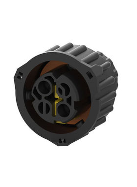 TE泰科DIN72585圆形连接器2.5mm System插头2路母插1-1813099-3