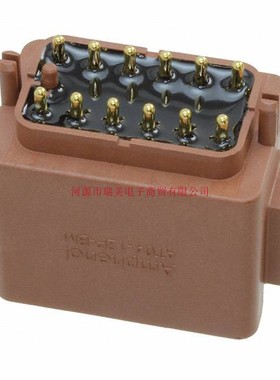 Amphenol安费诺BoardLock™AT连接器2排12路插座AT04-12PD-BM02