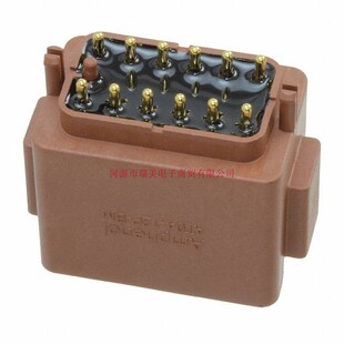 Amphenol安费诺BoardLock™AT连接器2排12路插座AT04-12PD-BM02
