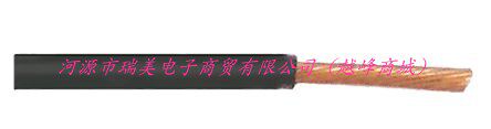 TE泰科电子100M黑色1mm²横截面积50V汽车电线ACW0219-1.00-0