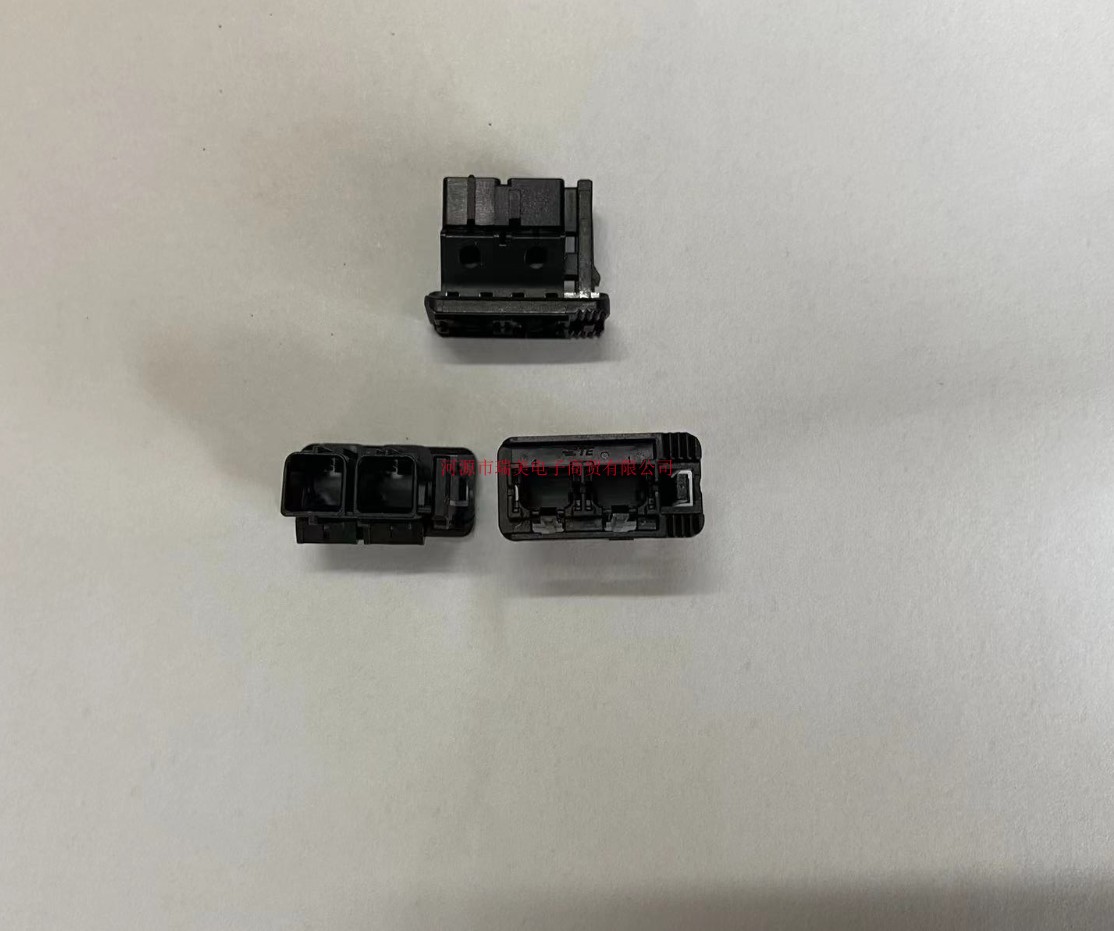 TE泰科MATEnet汽车连接器7.8MM间距1排2路黑色外壳2305974-1现货