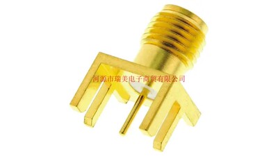 Molex莫仕SMA同轴接头50Ω直向母座边缘安装焊接73251-1151