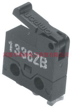 Omron单刀双掷常开常闭杠杆微动开关500mA30V直流D2MQ-4L-1
