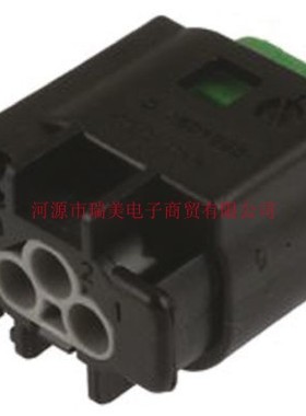 TE泰科电子3路电缆安装灰色母MQS汽车连接器2-967642-1