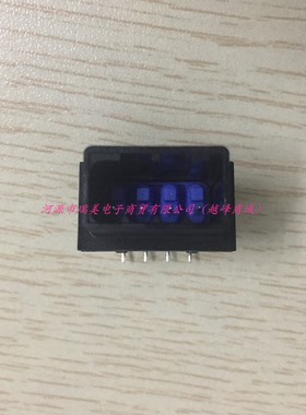 JAE汽车连接器MX44公插管座4路通孔黑色MX44004NF1