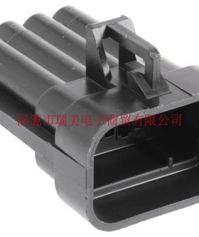 Delphi德尔福Metri-Pack 150电缆安装连接器2行8路黑色公12047931