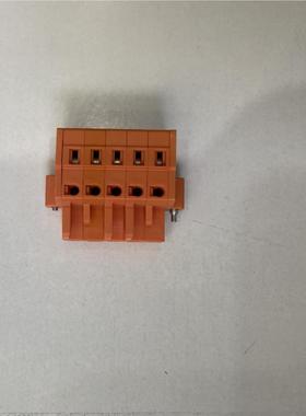 WAGO万可MCSMIDI橙色1排5路5.08MM插头231-305/107-000