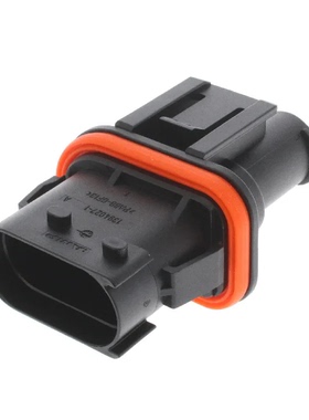 TE泰科HALVONEX汽车连接器1排2路16.5MM面板安装公插头1394026-1