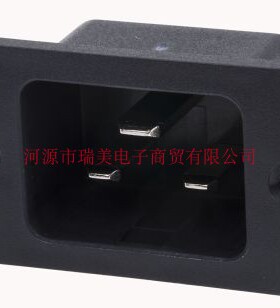 Schurter面板安装C20 IEC插头额定16A 250V交流4798.9000