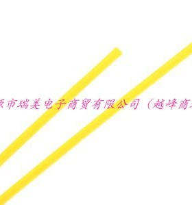 TE聚烯烃热缩管1.2MM直径2:1收缩0.6MM黄色RNF-100-3/64-4-STK