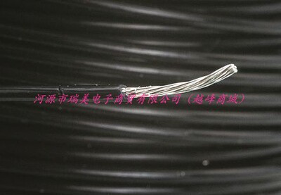 Alpha阿尔法PTFE设备电线22AWG黑色UL1213线型30M长5855/7 BK005