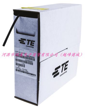 TE热缩管raychem瑞侃2.4MM内径2:1收缩1.2MM黑色CGPT-R-2.4-0