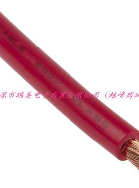 瑞美电子30M红色3MM²横截面积600VISO6722-1汽车电线122-5889