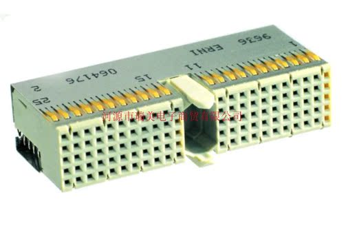 ERNI恩尼ERmet背板连接器5排95路2MM节距母座354146