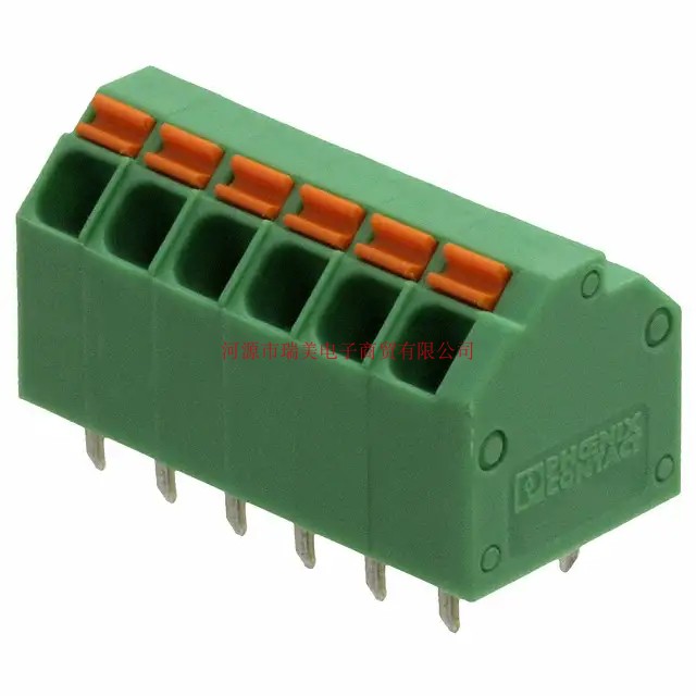 Phoenix菲尼克斯SPTA1,5/6-3,81连接器3.81MM间距6路1751516