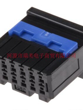 JST汽车连接器2行12路表面贴片黑色母CPT外壳12CPT-B-2A