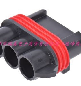Delphi德尔福Metri-Pack 630连接器3路电缆安装黑色母12124685