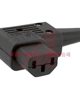 Schurter IEC连接器C13电缆安装10A直角螺钉250V母座4785.0100