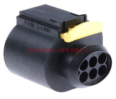 TE汽车连接器Micro Timer II电缆安装2行6路黑色母外壳284716-4
