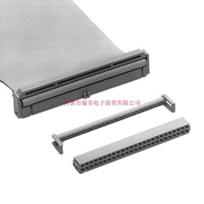 3M连接器2.54MM间距2排40针IDC带状缆线插座89140-0101HA