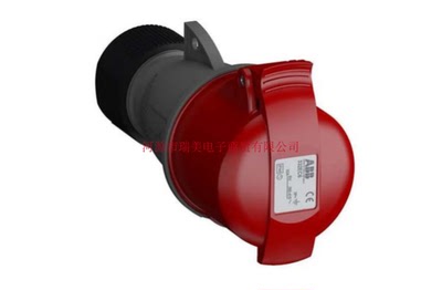 ABB连接器3P+E工业电源32A插座2CMA102040R1000-332EC6