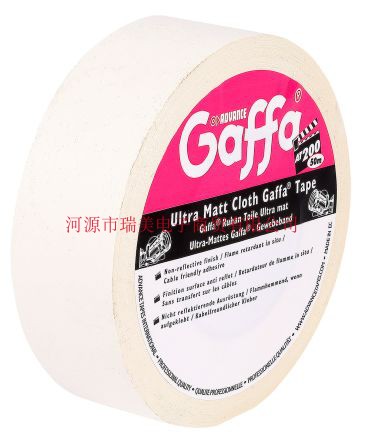 Advance聚乙烯布AT200亚光Gaffa胶带50M50MM0.26MM白色239-4600