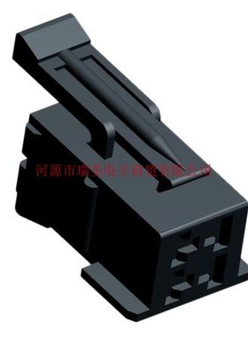 TE泰科电子Junior Power Timer连接器2行4路直黑色母外壳929504-1