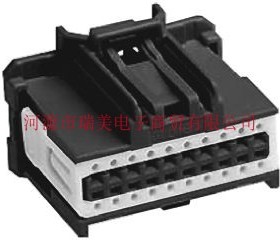 Molex莫仕STAC64汽车连接器2行12路通孔黑色母34729-0120