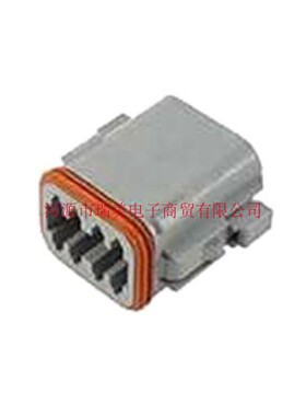 Deutsch德驰DT汽车连接器2行8路灰色公DT06-08SA