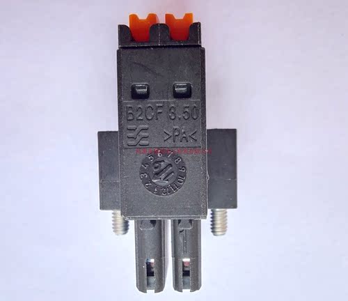 B2CF 3.50/04/180F SN BK BX插头1277860000电子元件Weidmüller