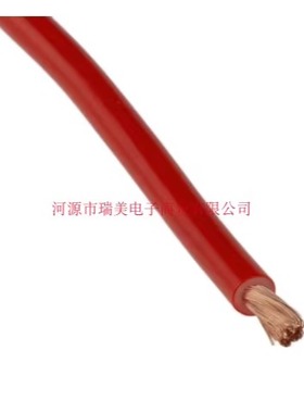 Staubli史陶比尔1mm²红色750V器材电线17AWG绝缘25米175-7467