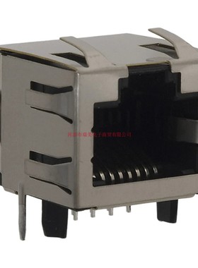 TE泰科RJ45直角母插座8P8C路单口Cat5无屏蔽1-406541-8