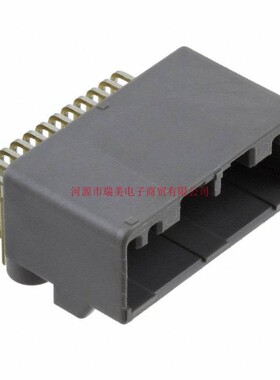 JAE汽车连接器2排24路2.2MM节距直角针座MX34024NF1