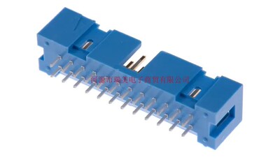 TE泰科AMP-LATCH连接器2排24路2.54MM节距PCB针座2-1761603-8
