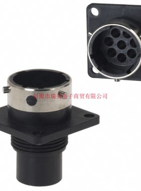 SOURIAU苏里奥Trim Trio UTG圆形连接器8路面板安装外壳UTG0128P